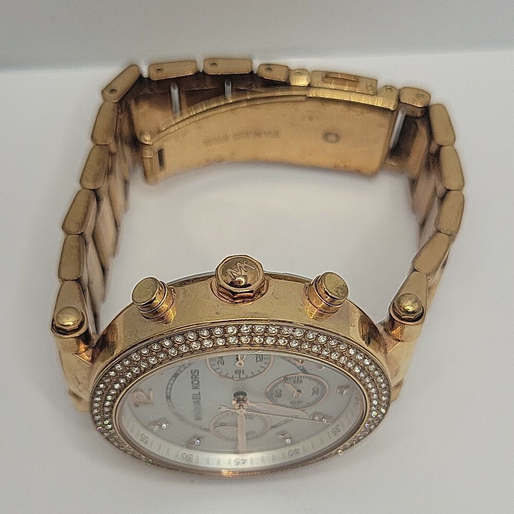 Michael Kors MK5491 Women's Stainless Steel Analog White Dial Quartz Watch BC646 - Picture 7 of 10